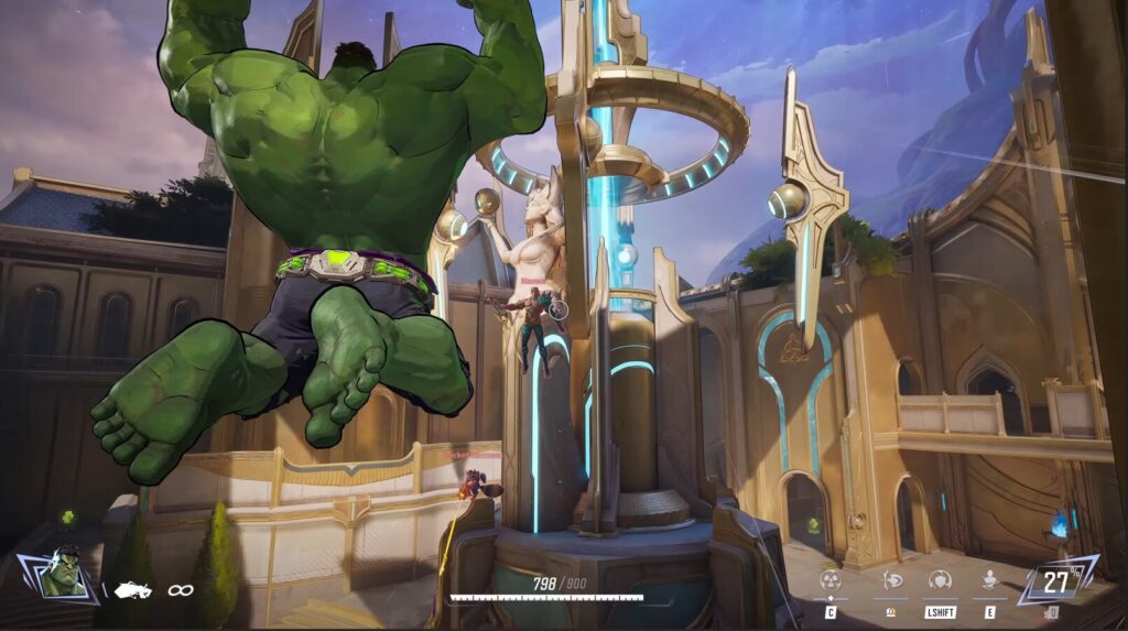 Hulk is attacking. Photo Source: Epic Games Store