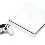 Representative Image: A white PlayStation 4 Slim Photo Source: CC BY-SA 4.0 (Wikimedia)