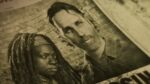 Rick Grimes and Michonne, two characters from The Walking Dead.