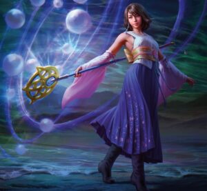 Official promotional image for Magic: The Gathering Secret Lair x PlayStation collaboration showing character cards including Joel, Ellie, Kratos, and other PlayStation icons reimagined as Magic cards.