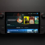 Steam Deck promotional image from Valve showing official hardware branding