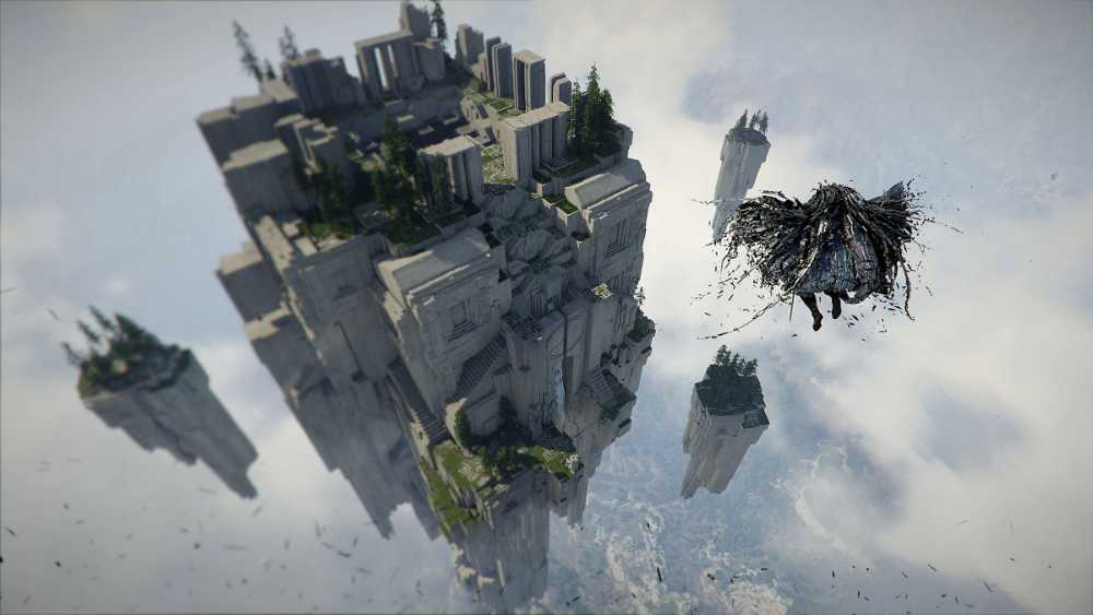 Crimson Desert gameplay screenshot showing protagonist Kliff in the open world of Pywel on PS5, released March 19 2026 by Pearl Abyss