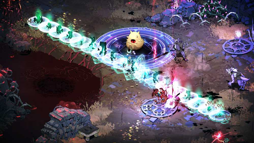 Hades II gameplay screenshot showing the mythic Underworld setting developed by Supergiant Games, joining Xbox Game Pass on April 14 2026 as a new console debut