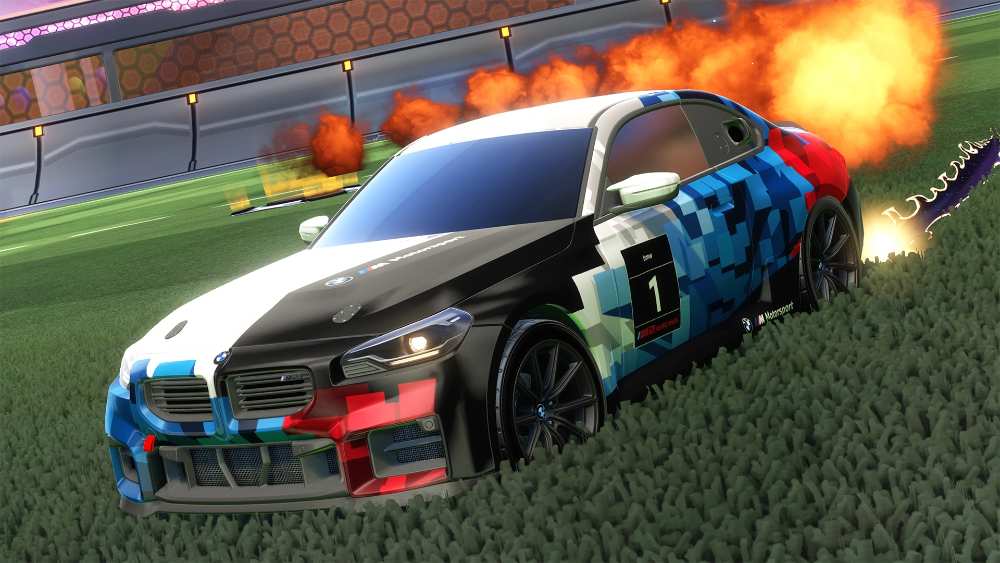 Unreal Engine 6 logo reveal associated with the Rocket League migration announcement at the RLCS 2026 Paris Major, as shown in Epic Games promotional material