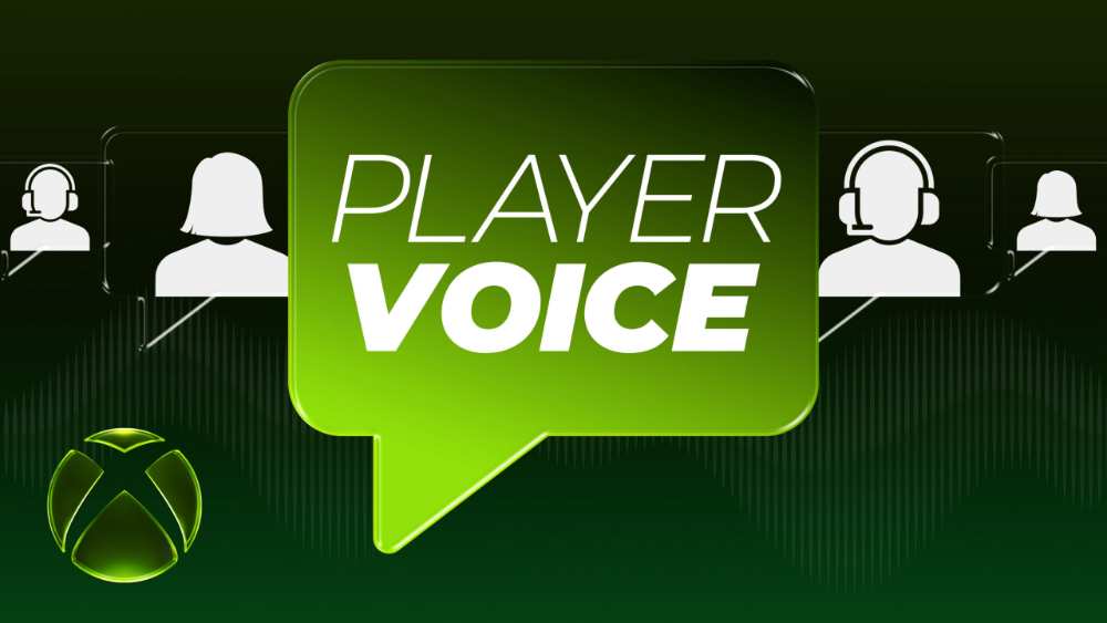 Screenshot of the XBOX Player Voice feedback portal interface showing the community submission and upvoting layout on a dark-themed dashboard