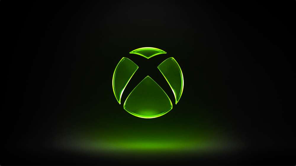 New Xbox console boot-up animation screen showing the green Xbox logo against a dark background as part of Microsoft's 2026 brand refresh