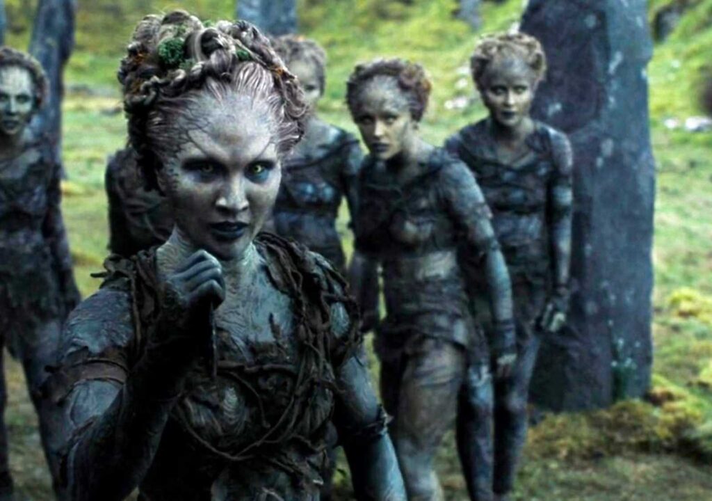Promotional image for the Game of Thrones: Conquest Children of the Forest event, featuring mystical forest imagery with ancient runic symbols and ethereal lighting evoking the old magic of Westeros’ original inhabitants.